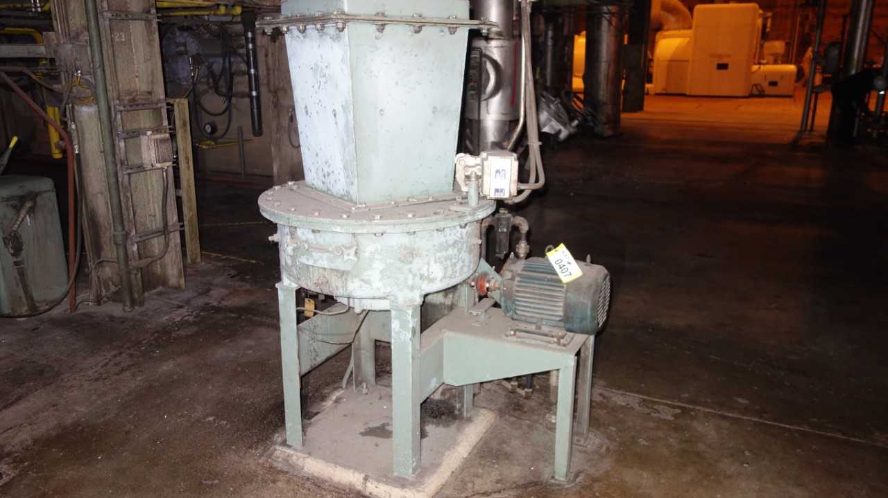 COAL FEEDER W/ RELIANCE 5HP 230/460V-AC MOTOR, JORDAN LA-2410 ACTUATOR - PROCESS EQUIPMENT