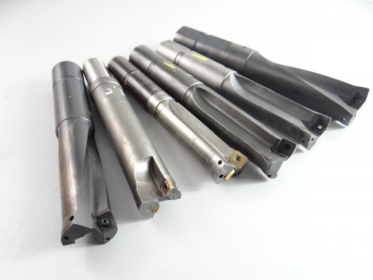 Lot of 6 Indexable Drills Coolant Thru - MACHINING ACCESSORIES & TOOLING