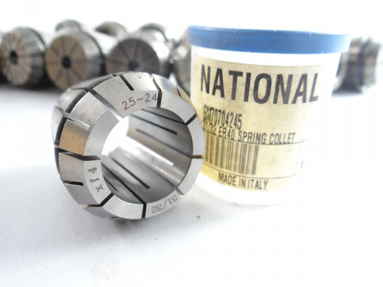 16PC LOT OF ER40 COLLETS ETM NATIONAL - HOLEMAKING TOOLS
