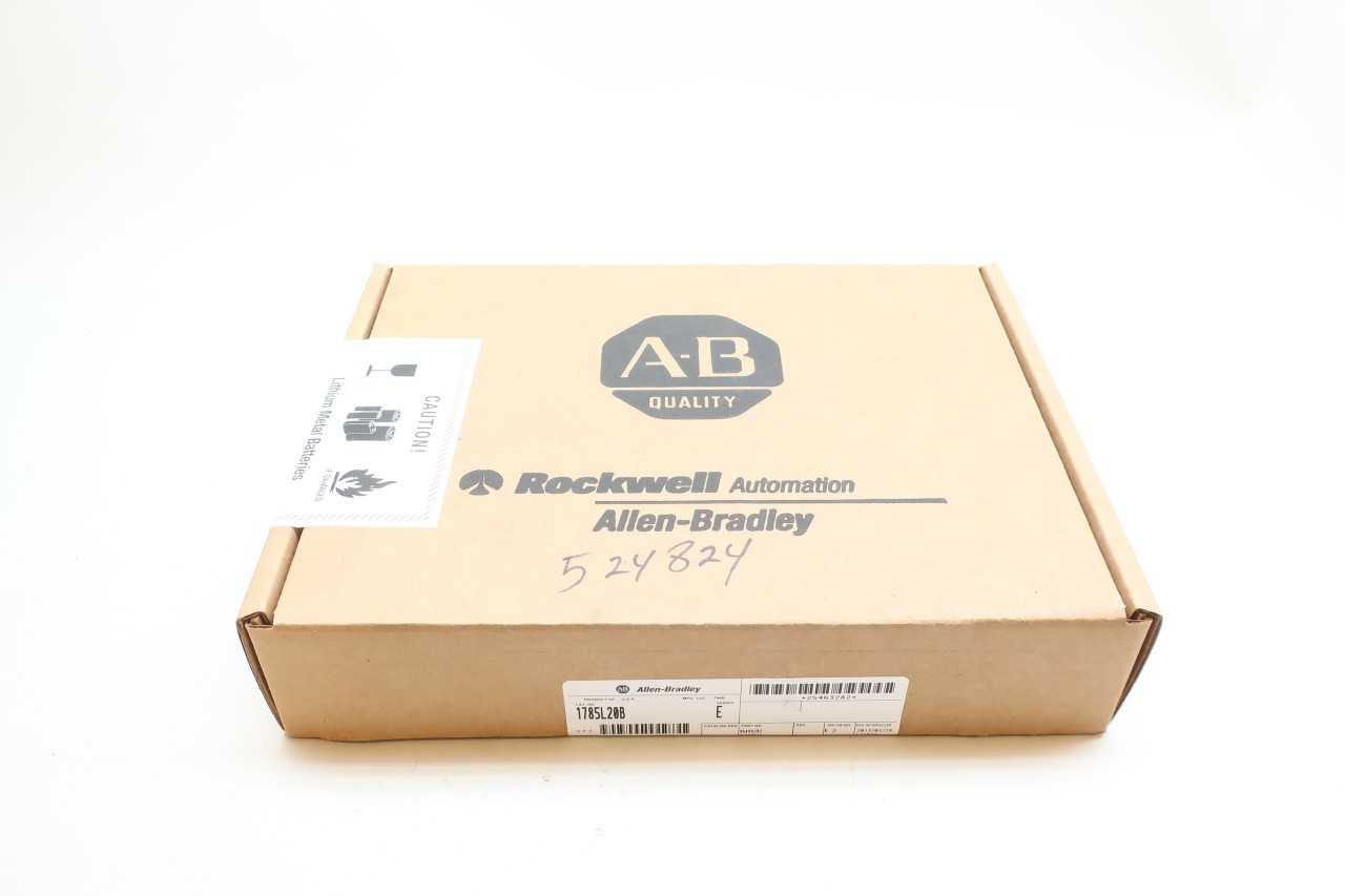 ALLEN BRADLEY 1785-L20B PROCESSOR MODULE SER E - AUTOMATION & CONTROLS