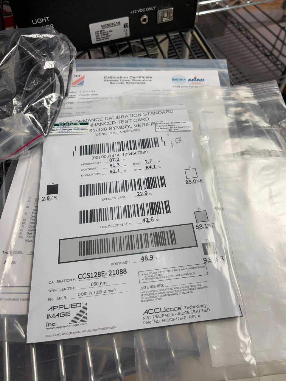 Microscan LVS-9510 Barcode Verifier - INDUSTRIAL PARTS