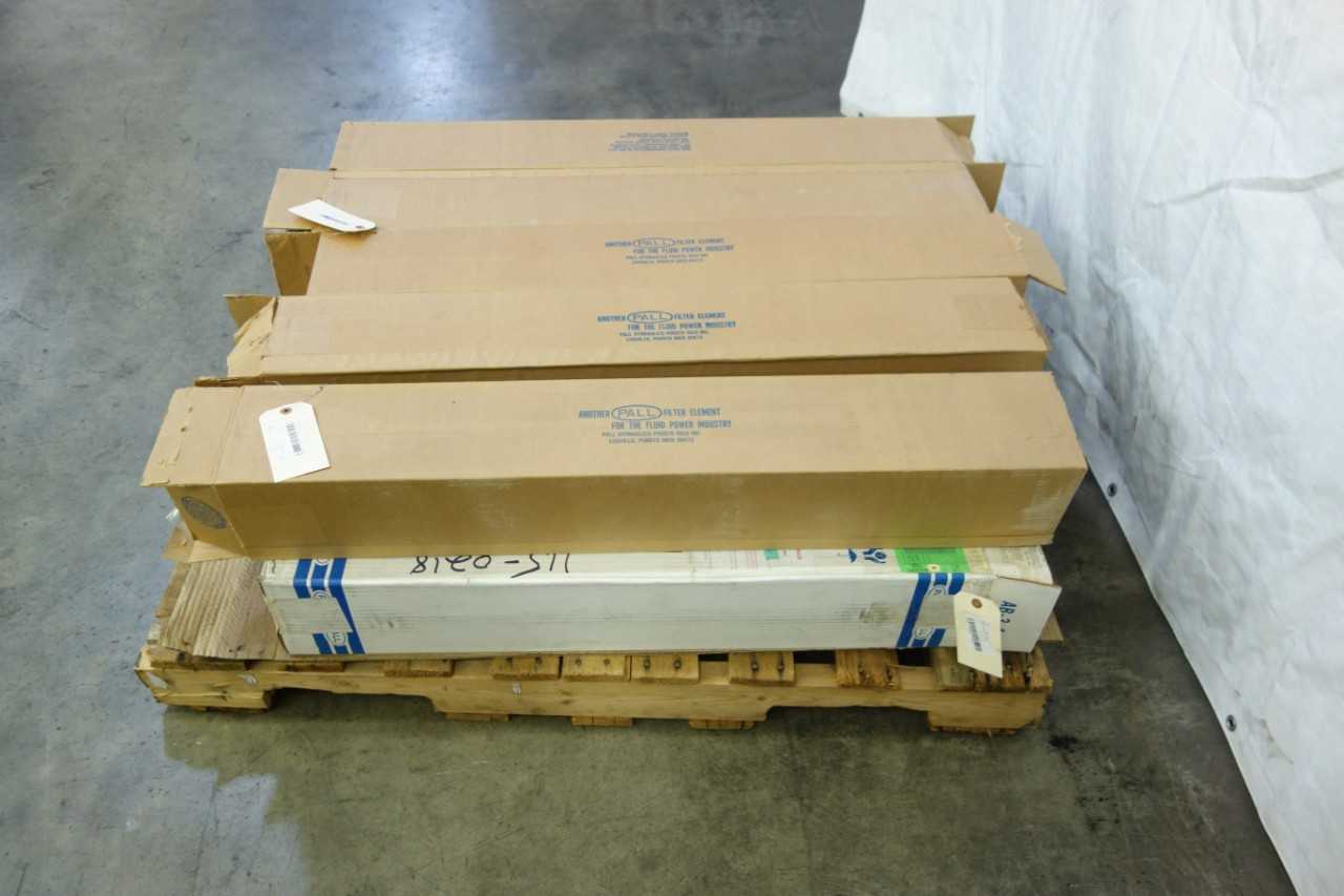 PALLET OF PALL HYDRAULIC FILTER ELEMENTS - PNEUMATIC FILTER ELEMENTS