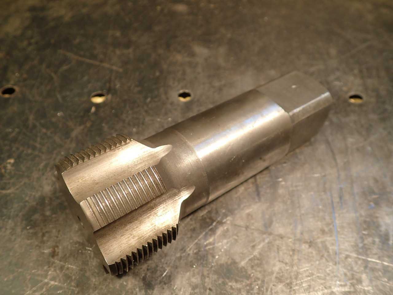 M48 x 2.0 ISO Plug Hand Thread Tap: 6-Flute, 1" Long Flutes, 4-7/8" OAL - MACHINE TOOLING