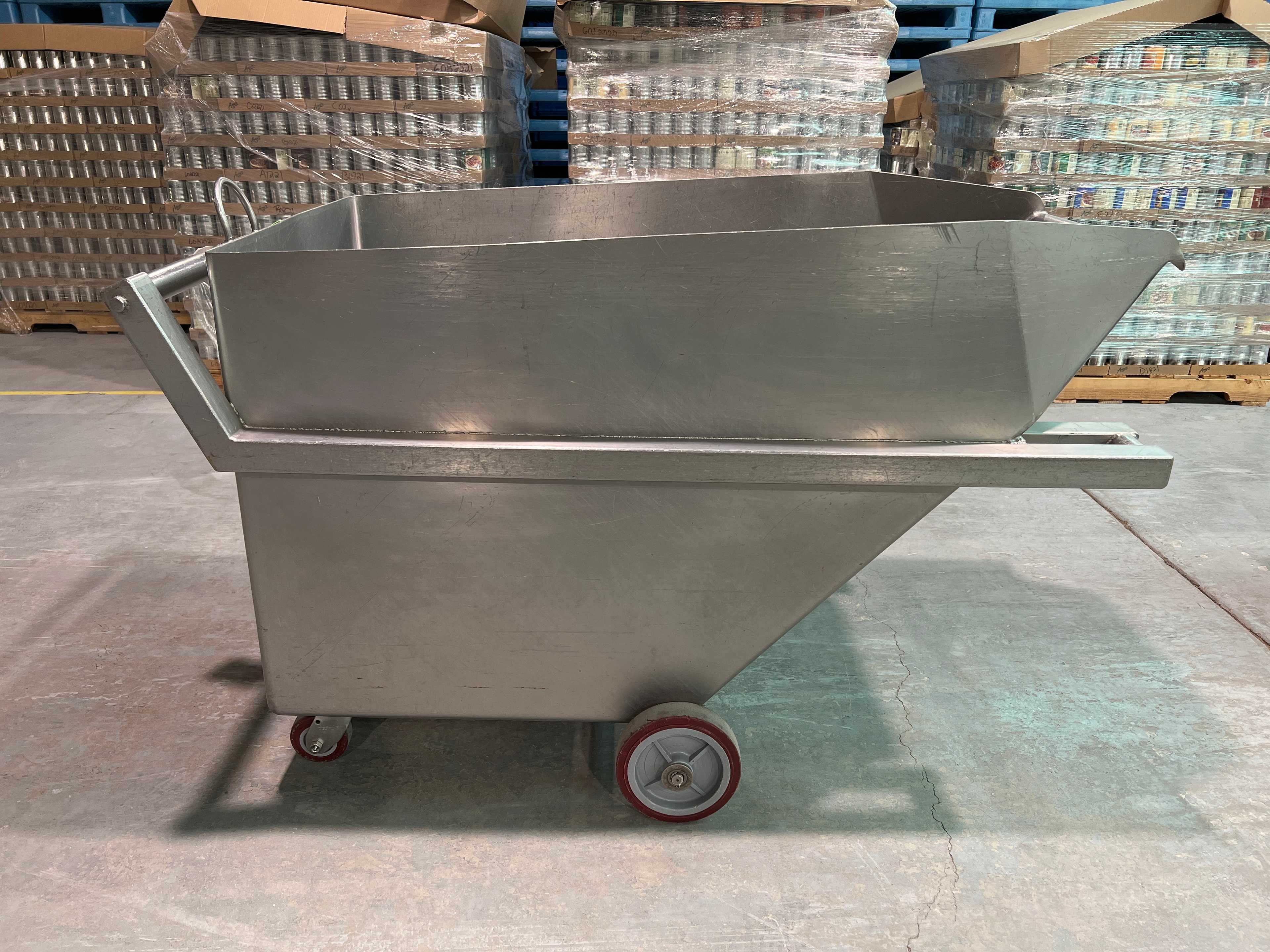 Stainless Steel Dump Cart Hopper