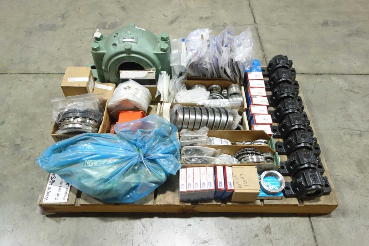 PALLET OF ASSORTED BEARINGS AND ACCESSORIES - BEARINGS