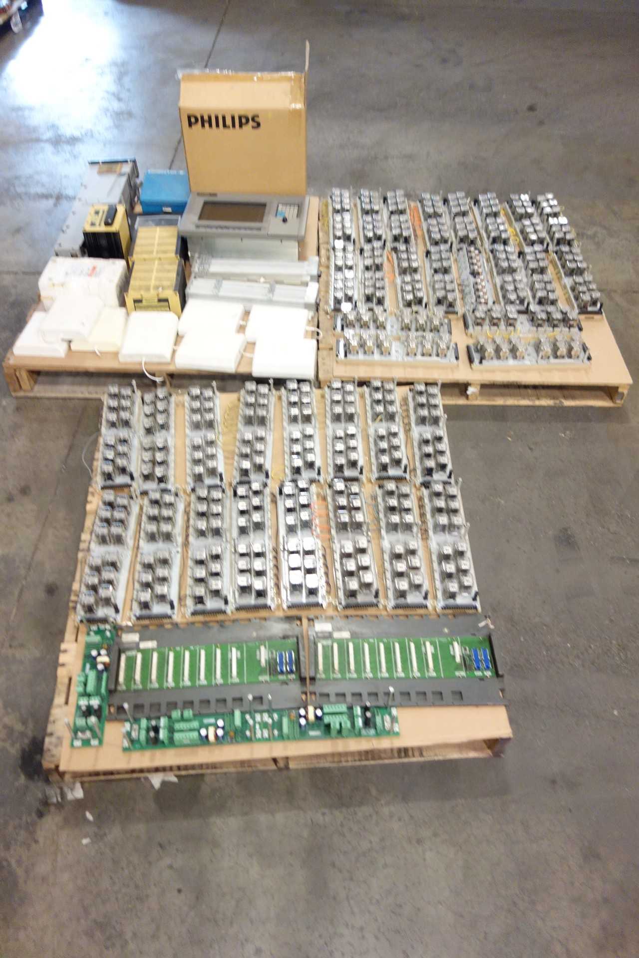 3 PALLETS OF ASSORTED ELECTRICAL - ELECTRICAL COMPONENTS