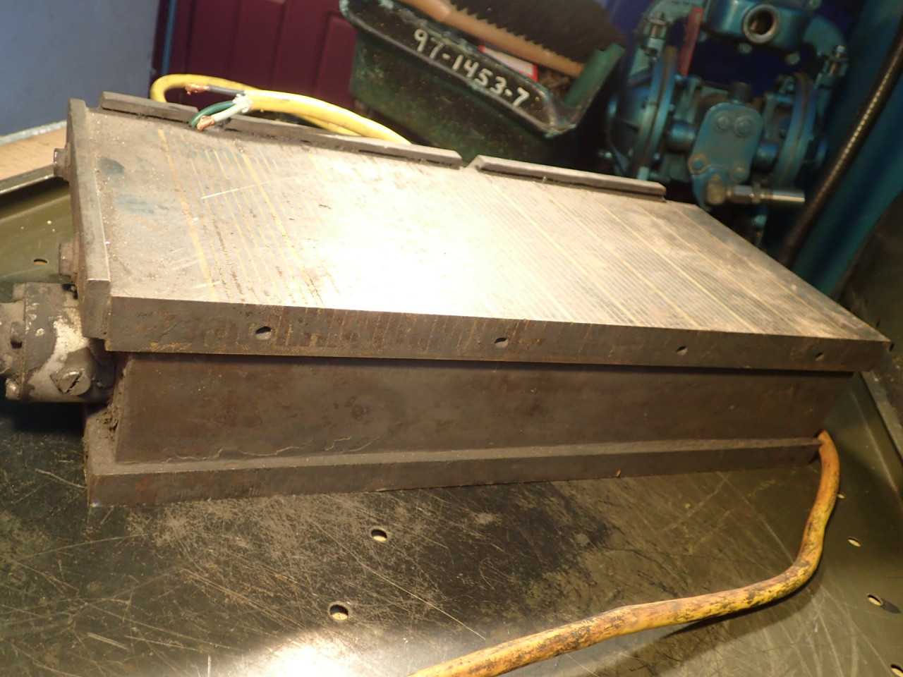 18" x 8" Micro Line Elecro-Magnetic Surface Grinder Mag Chuck Grinder Vise As-Is - GRINDING MACHINE PARTS