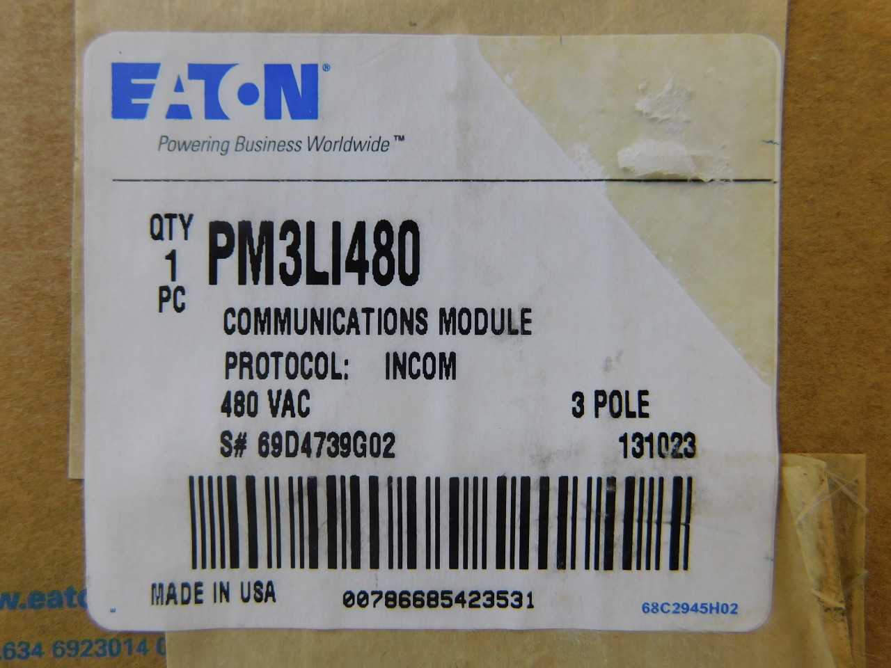 Quantity of 1x PM3LI480 MCB/Residential Circuit Breakers - CIRCUIT BREAKERS Quantity of 1x PM3LI480 MCB/Residential Circuit Breakers - CIRCUIT BREAKERS