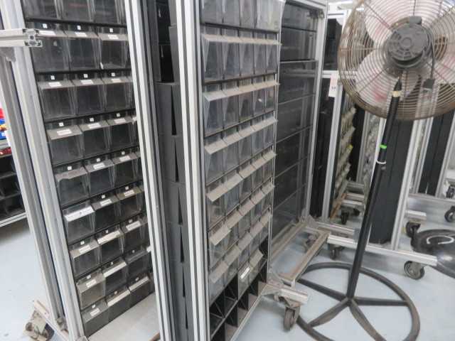 Aluminum Parts Storage Racks on Wheels (Lot) - MISCELLANEOUS
