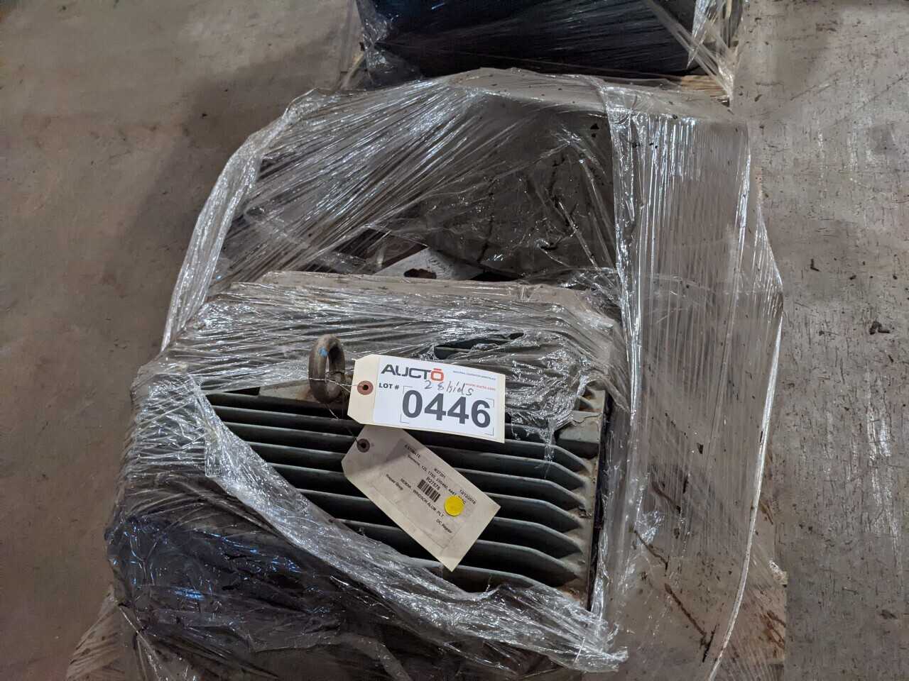 2 PALLETS OF ASSORTED AC MOTOR PARTS (NEEDS REPAIR) - ELECTRIC MOTORS