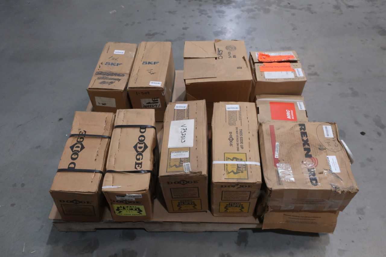 1 PALLET OF ASSORTED BEARINGS AND BEARING ACCESSORIES - BEARINGS