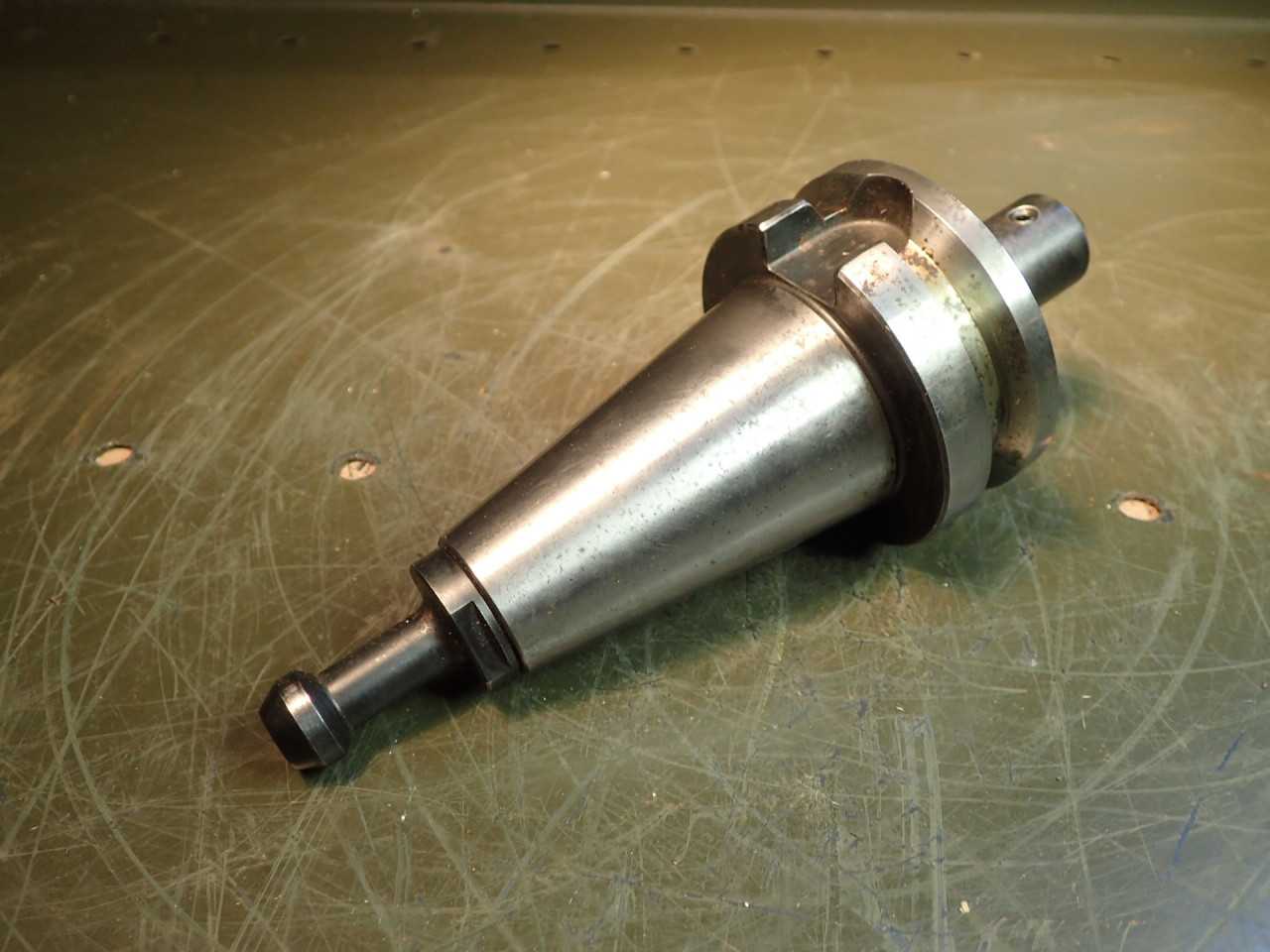 5mm End Mill Tool Holder 2-1/4" Projection BT-40 Taper Shank Used Good Condition - MACHINING ACCESSORIES & TOOLING