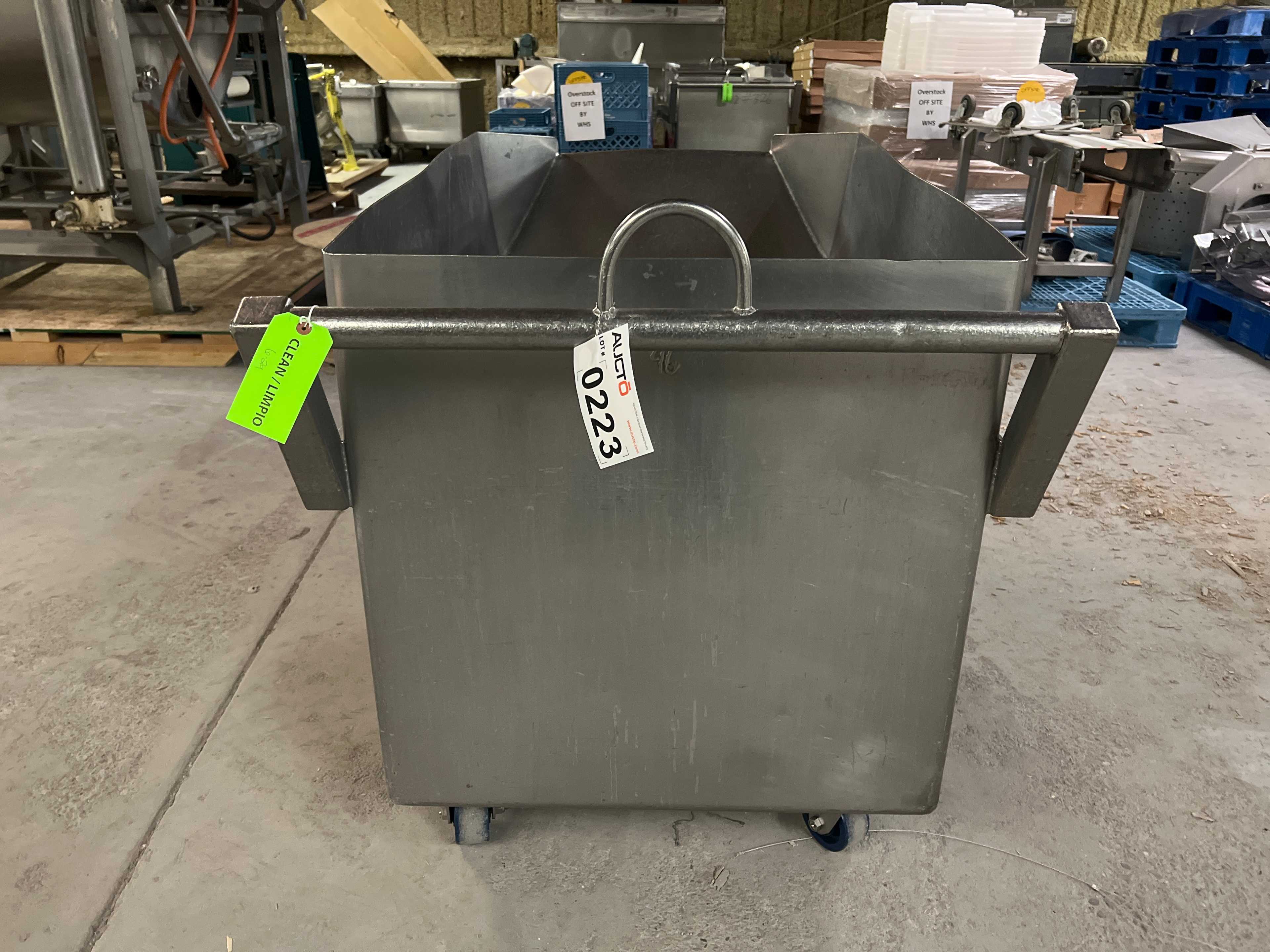 Stainless Steel Dump Cart Hopper