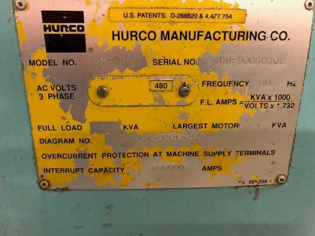 Hurco KM3P CNC Milling Machine - CNC MACHINING CENTERS