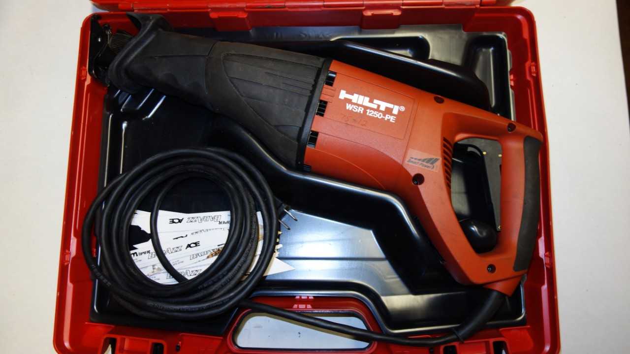 HILTI WSR 1250-PE RECIPROCATING SAW - ELECTRIC POWER TOOLS