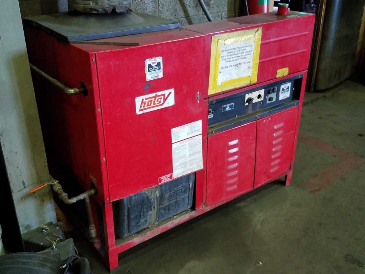 Fuel oil hot pressure washer, 6GPM 3000PSI, 15hp 230V-AC 3ph - ELECTRIC MOTORS