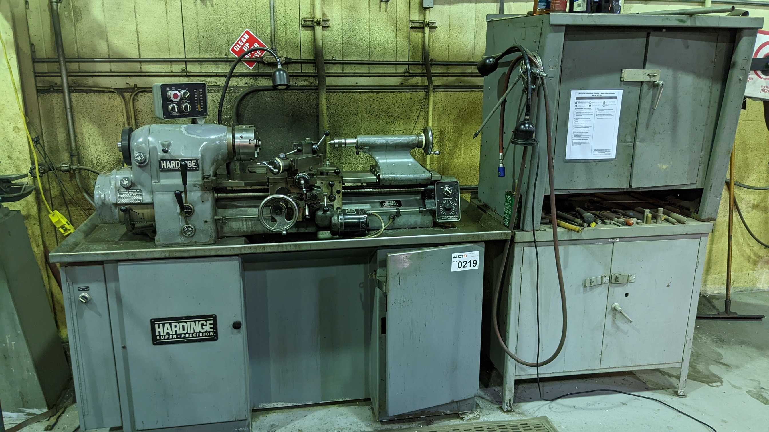 HARDINGE LATHE MACHINE - LATHES