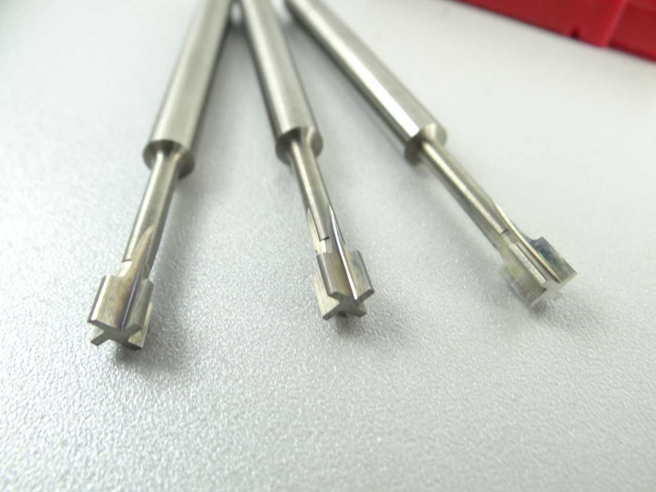 Lot of 3 NEW Solid Carbide Keyseat Cutters - MACHINING ACCESSORIES & TOOLING