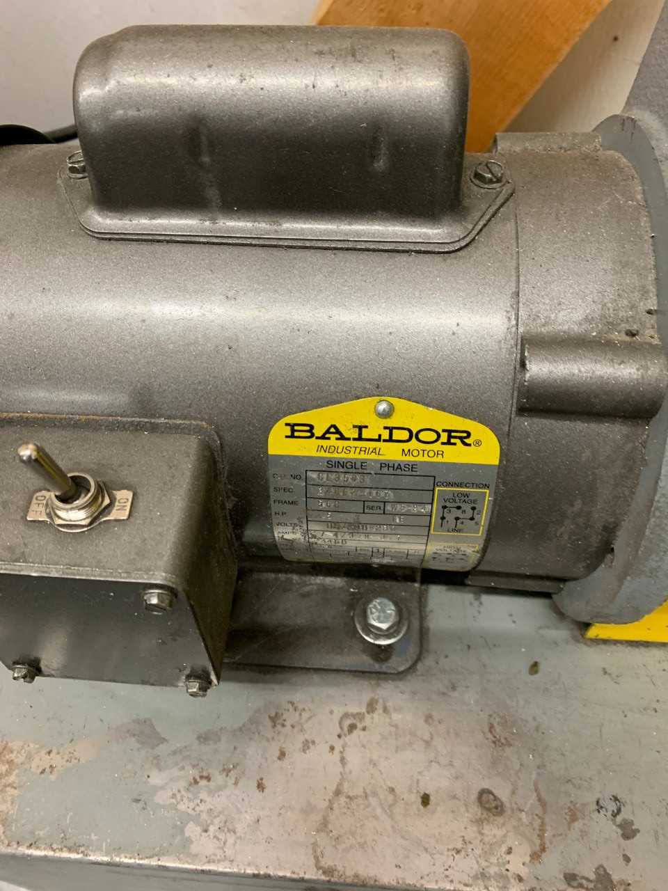 Baldor Vertical Sander (No. CL3503) - GRINDING MACHINES