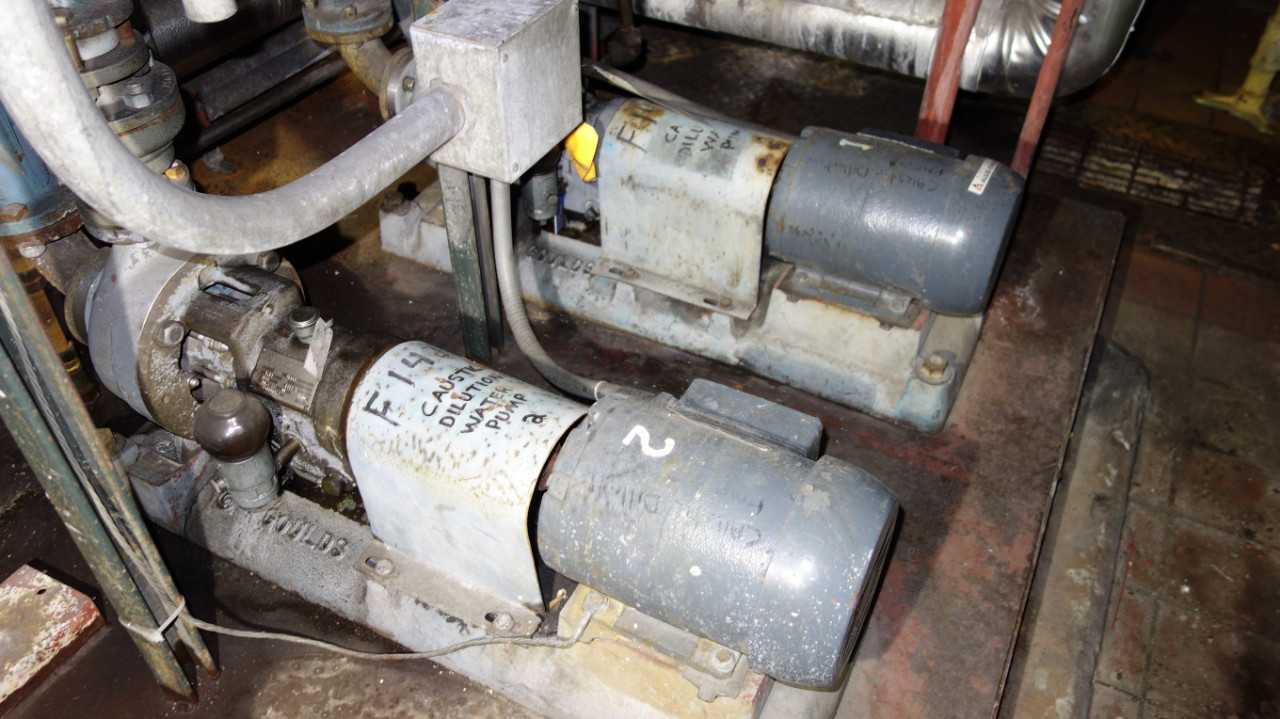 LOT OF 3 GOULDS 3196 1X1-1/2 STAINLESS PUMPS 2HP - PUMPS