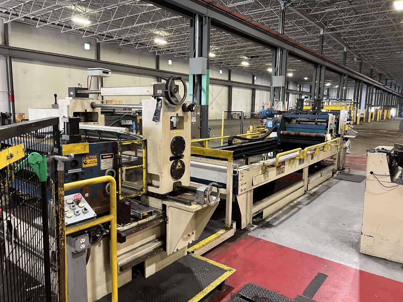 Burghardt+SchMidt Machine UND Anlagenbau high precision shear type M203/915-0,08/1,0 Fabr No 1128 Com No: 2011 140 year 07.2012 - METAL SLITTING MACHINES