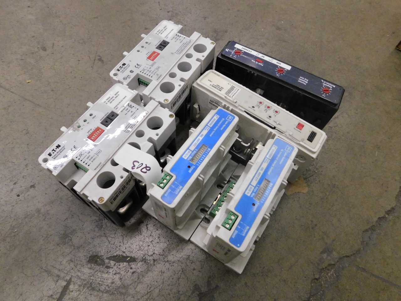Lot of 2 Power/Metering Modules, 2 Trip Units, and 2 IQ Energy Sentinels - ELECTRICAL COMPONENTS