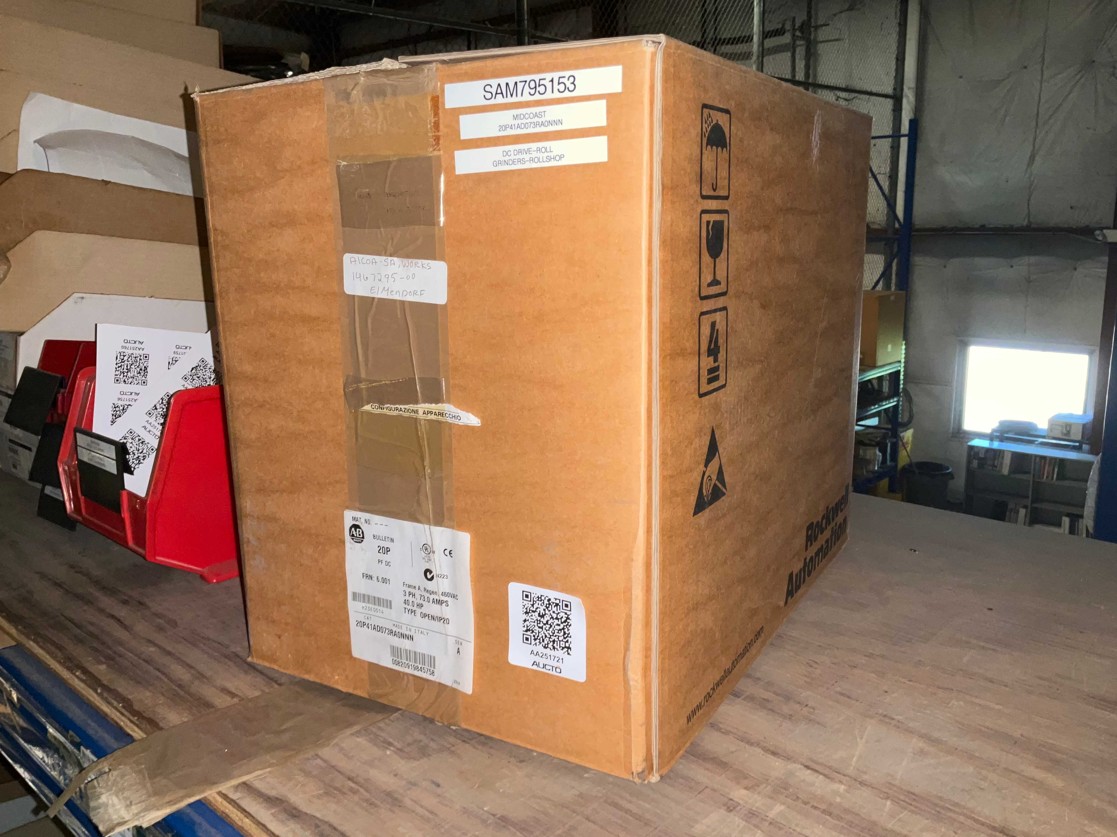 ALLEN BRADLEY CO 20P41AD073RA0NNN DC DRIVE - DC DRIVES