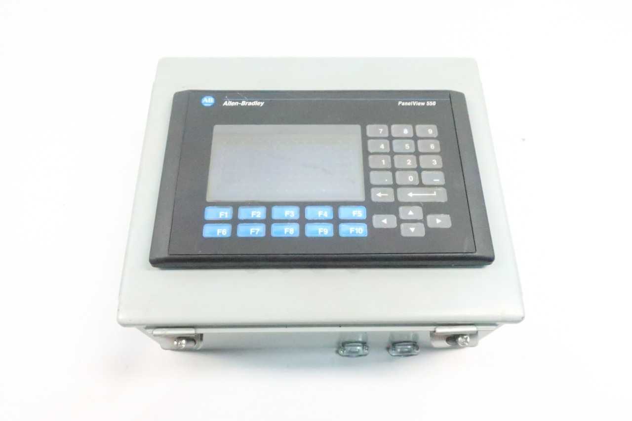 ALLEN BRADLEY PANELVIEW 550 OPERATOR INTERFACE PANEL - AUTOMATION & CONTROLS