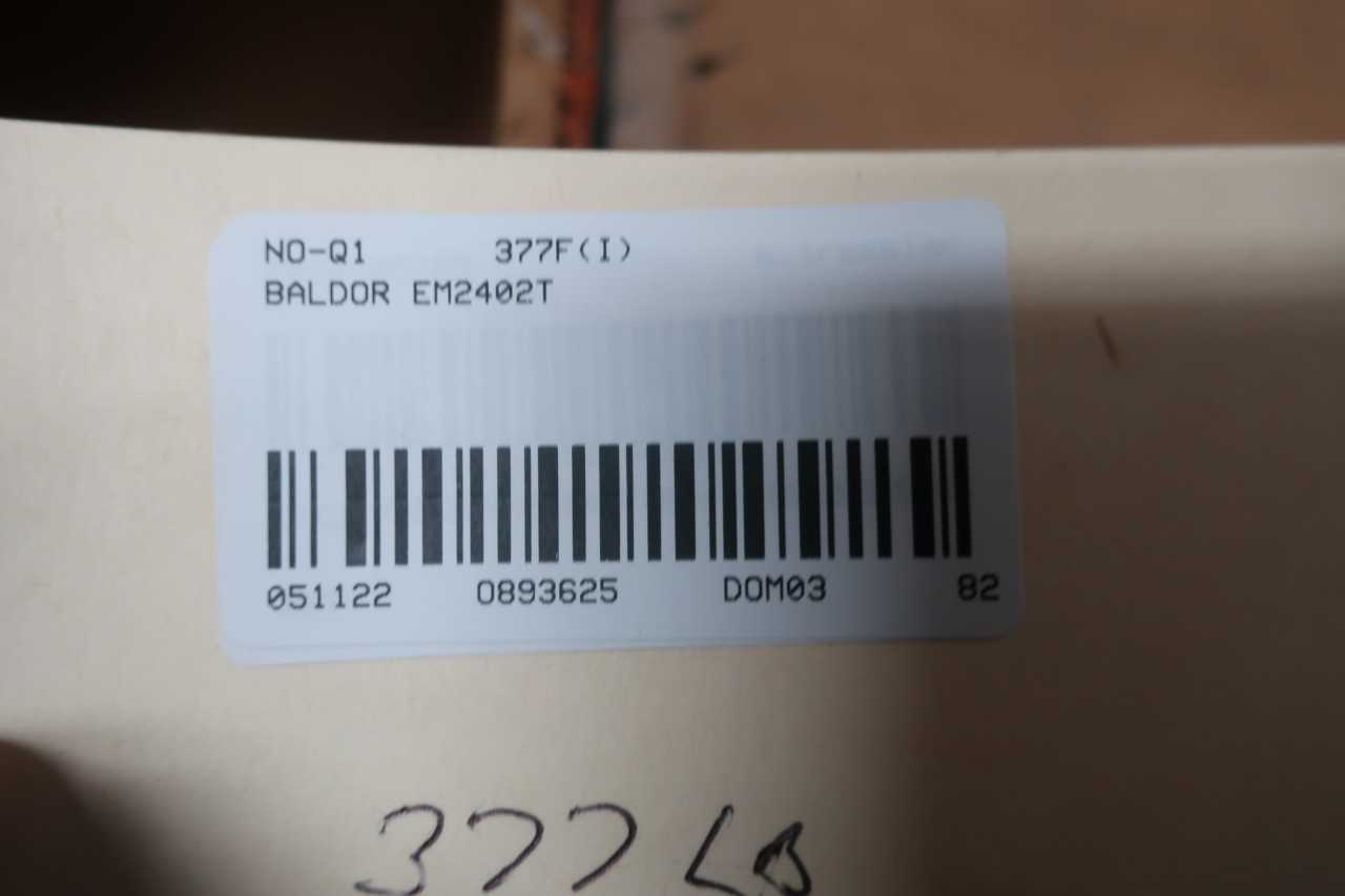 BALDOR EM2402T 284T 3PH 10HP 880RPM 1-7/8IN 230/460V-AC AC MOTOR - ELECTRIC MOTORS