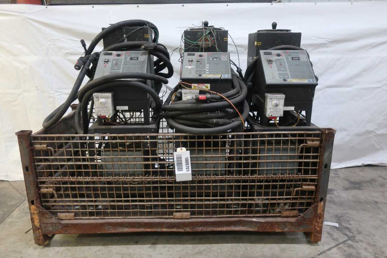 LOT OF 3 HOTMELT TECHNOLOGIES PROFLEX G-9 HOT MELT APPLICATION SYSTEMS - PACKAGING