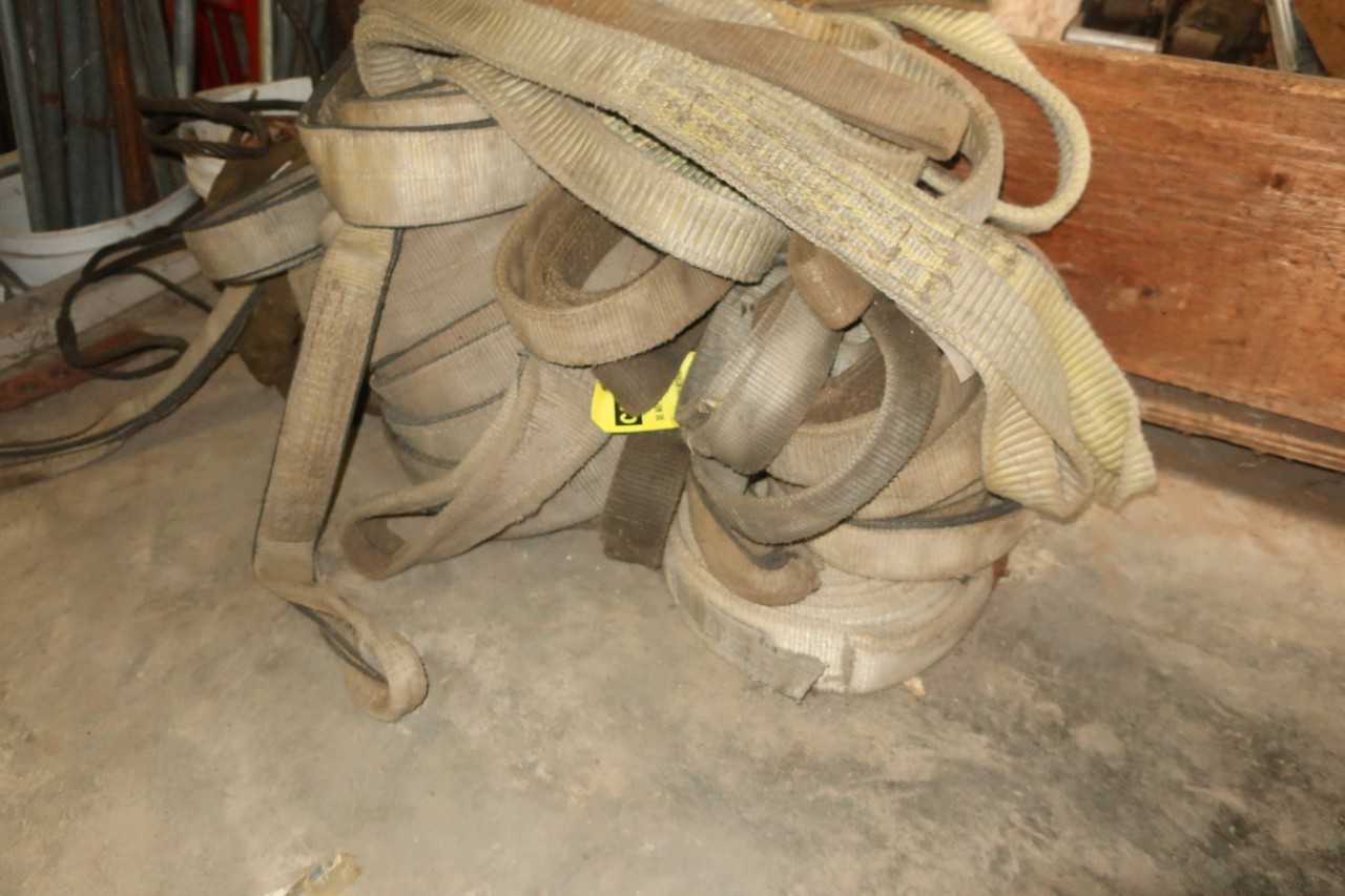 LOT OF ASSORTED LIFTING SLINGS - LIFTING EQUIPMENT