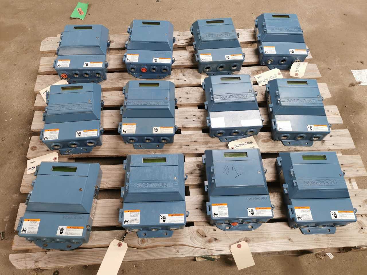 Lot of Rosemount 8712 Flow Transmitters - INSTRUMENTATION
