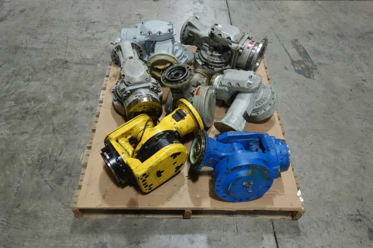 PALLET OF ASSORTED ROBOT WRIST UNITS - INDUSTRIAL ROBOTS