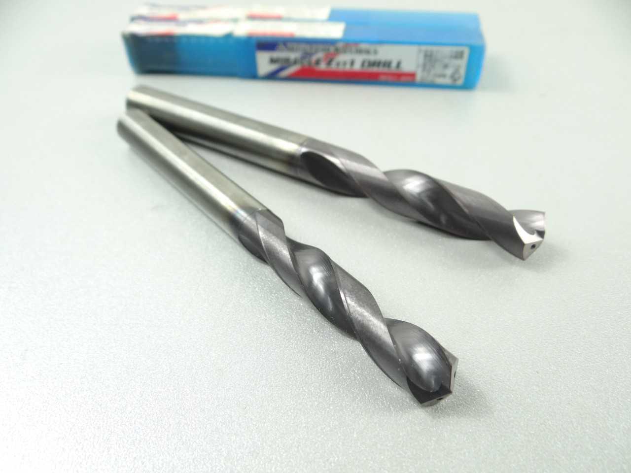New Pair of Mitsubishi Solid Carbide Coolant Thru Drills - MACHINING EQUIPMENT PARTS