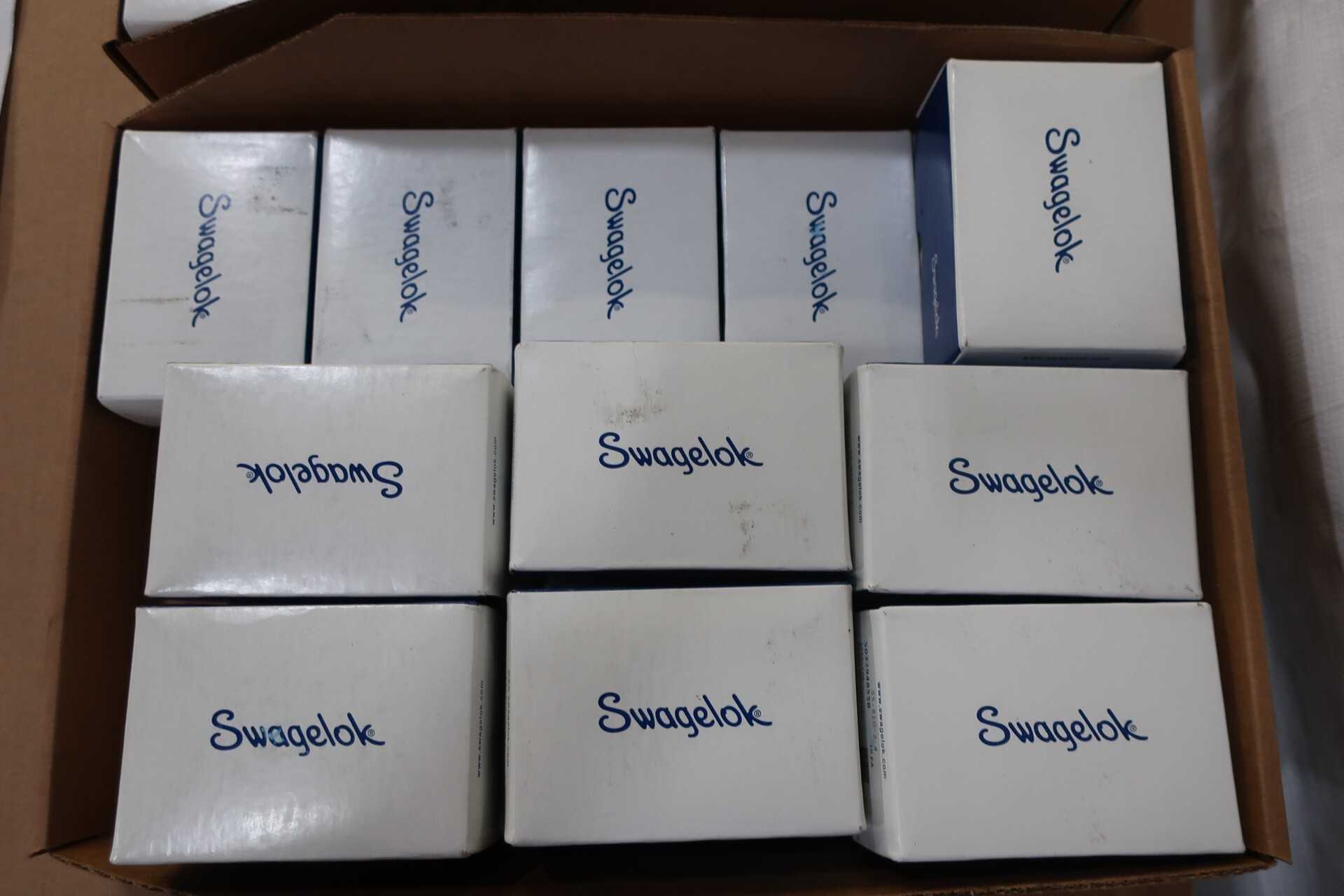 LOT OF ASSORTED SWAGELOK FITTINGS - PROCESS EQUIPMENT
