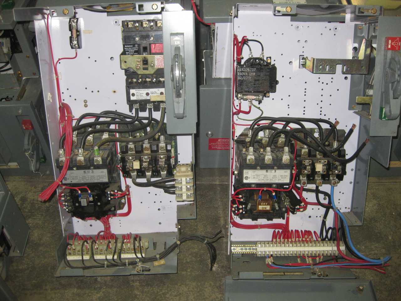Allen Bradley MCC BUCKETS SIZE 3 STR 100 BREAKER QTY 2 - MOTOR CONTROL CENTERS