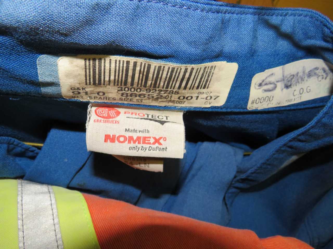 LOT OF 10 ASSORTED FLAME RESISTANT COVERALLS - SAFETY SWITCH