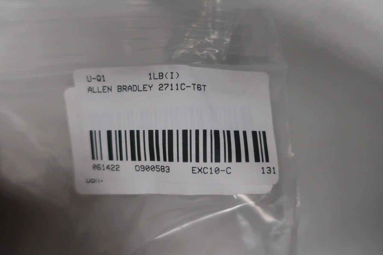 ALLEN BRADLEY 2711C-T6T PANELVIEW C600 GRAPHIC TERMINAL - AUTOMATION & CONTROLS
