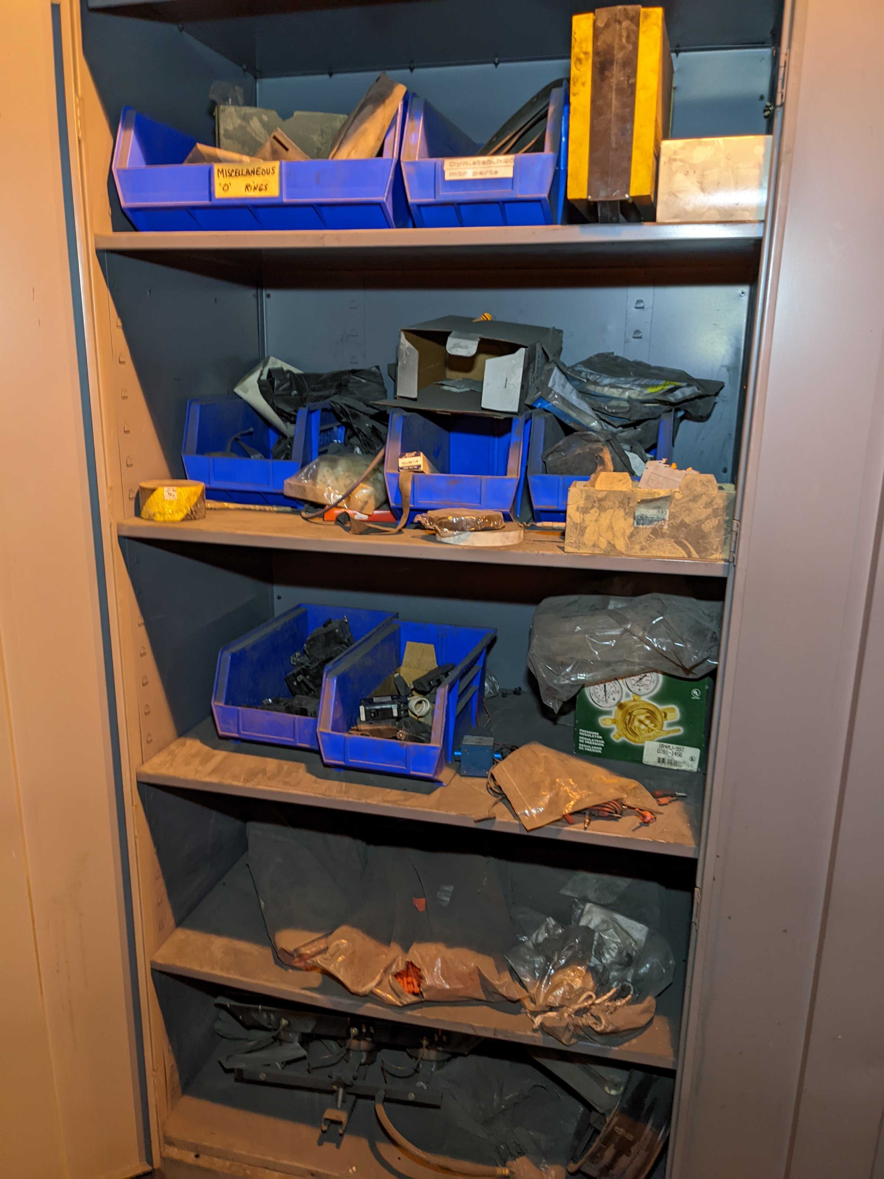 CABINET WITH CONTENTS - INDUSTRIAL PARTS