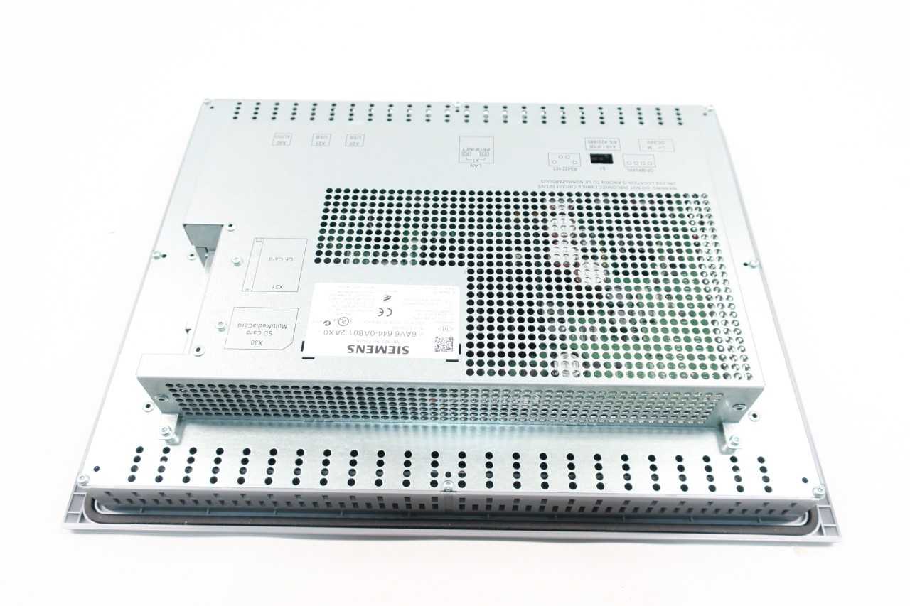 SIEMENS 6AV6 644-0AB01-2AX0 OPERATOR INTERFACE PANEL - AUTOMATION & CONTROLS