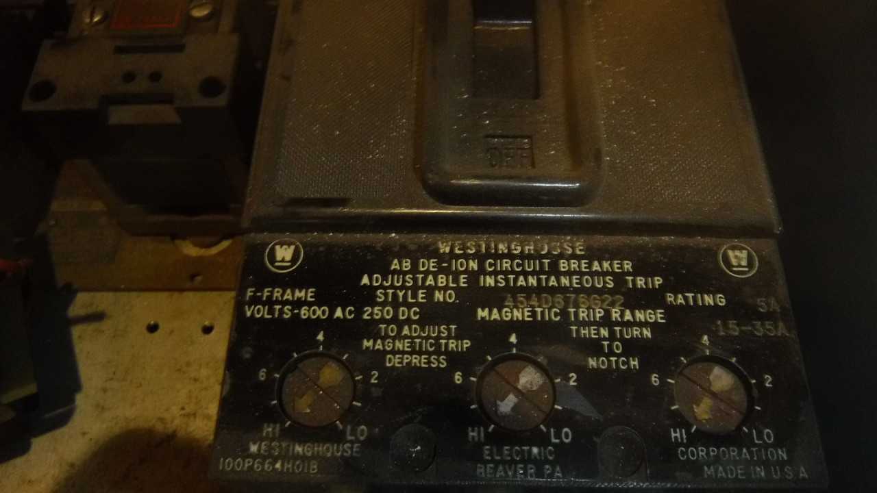5 Amp Westinghouse Circuit Breaker with Enclosure - MISCELLANEOUS
