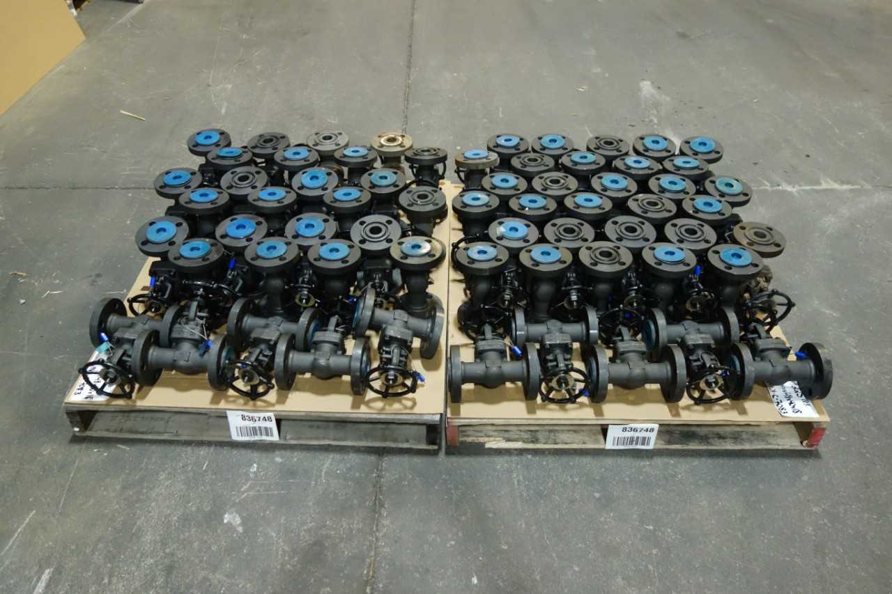 2 PALLETS OF CHAODA CL600 1-1/2 IN GATE VALVES - VALVES