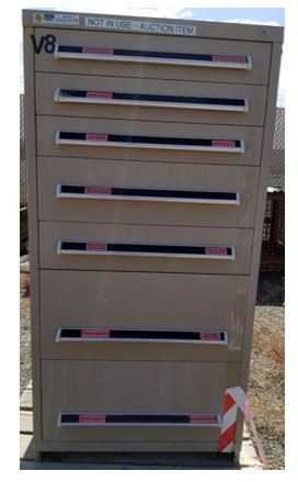 Lot of (2) Vidmar Cabinets - TOOL STORAGE