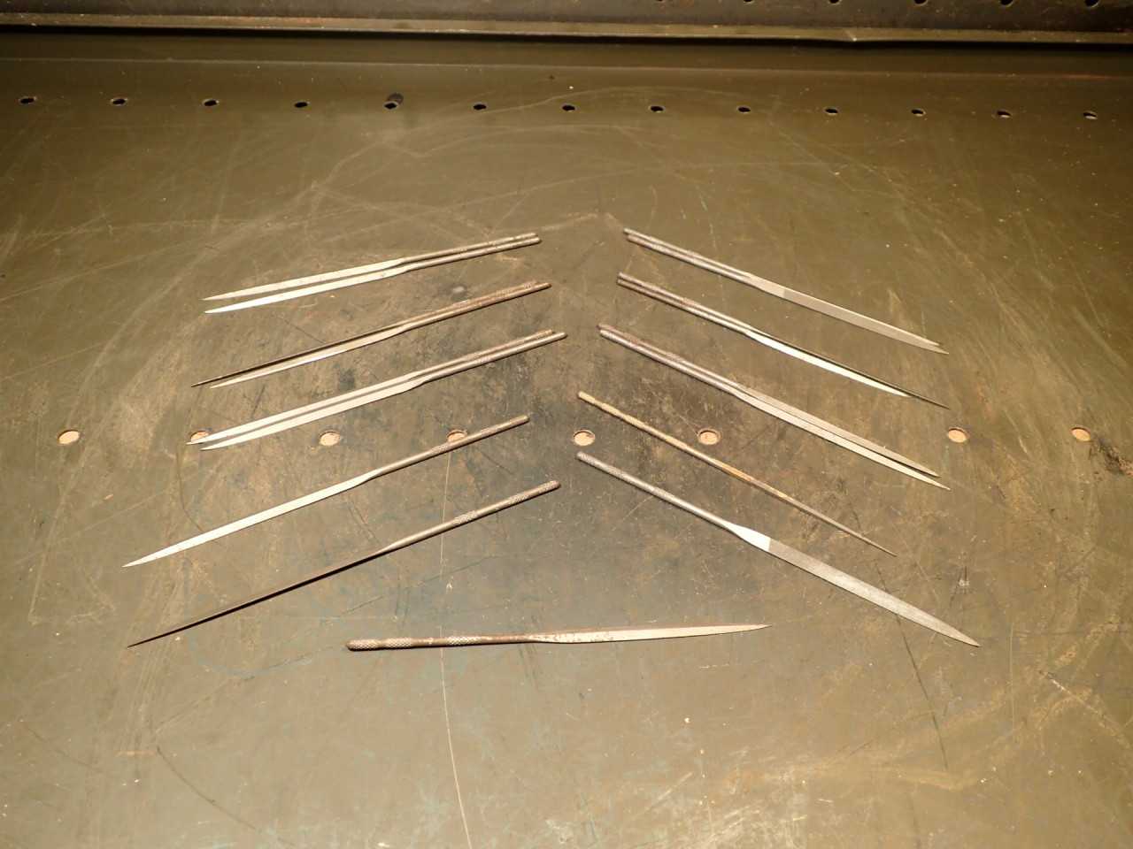 17 Pcs Grobet Vallorbe #2 #4 #6 Cut Barette Precision Swiss Pattern Needle Files - MACHINING ACCESSORIES & TOOLING