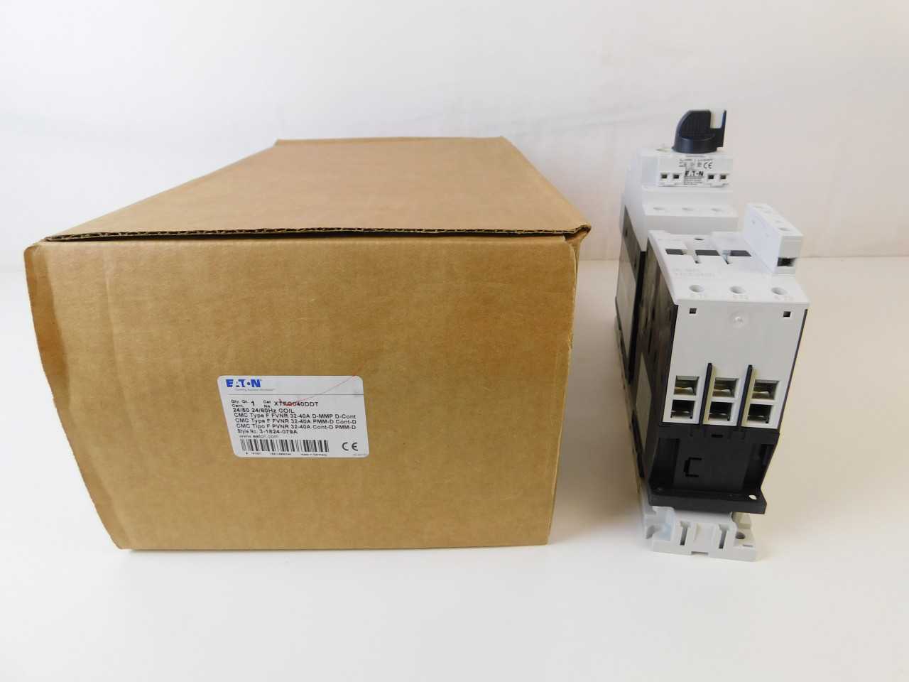 Quantity 3 of Eaton XTFC040DDT Motor Controller Type F 32-40A 24V - ELECTRIC MOTORS