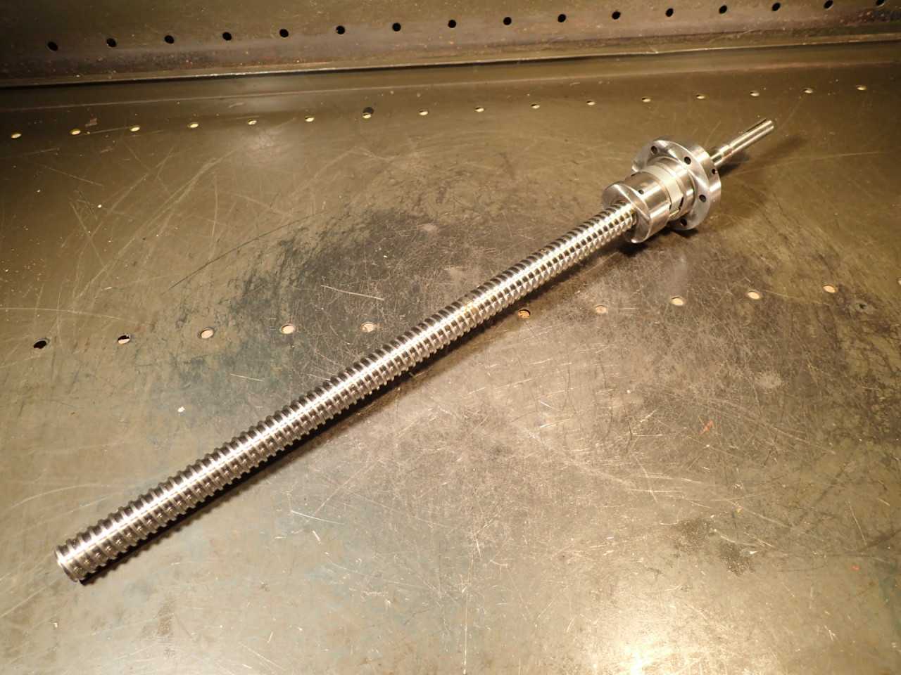 Barnes 5mm Pitch Ball Screw: 375mm Travel, 21" OAL, 15mmx0.8 Thread, Honda, NOS - MACHINING ACCESSORIES & TOOLING