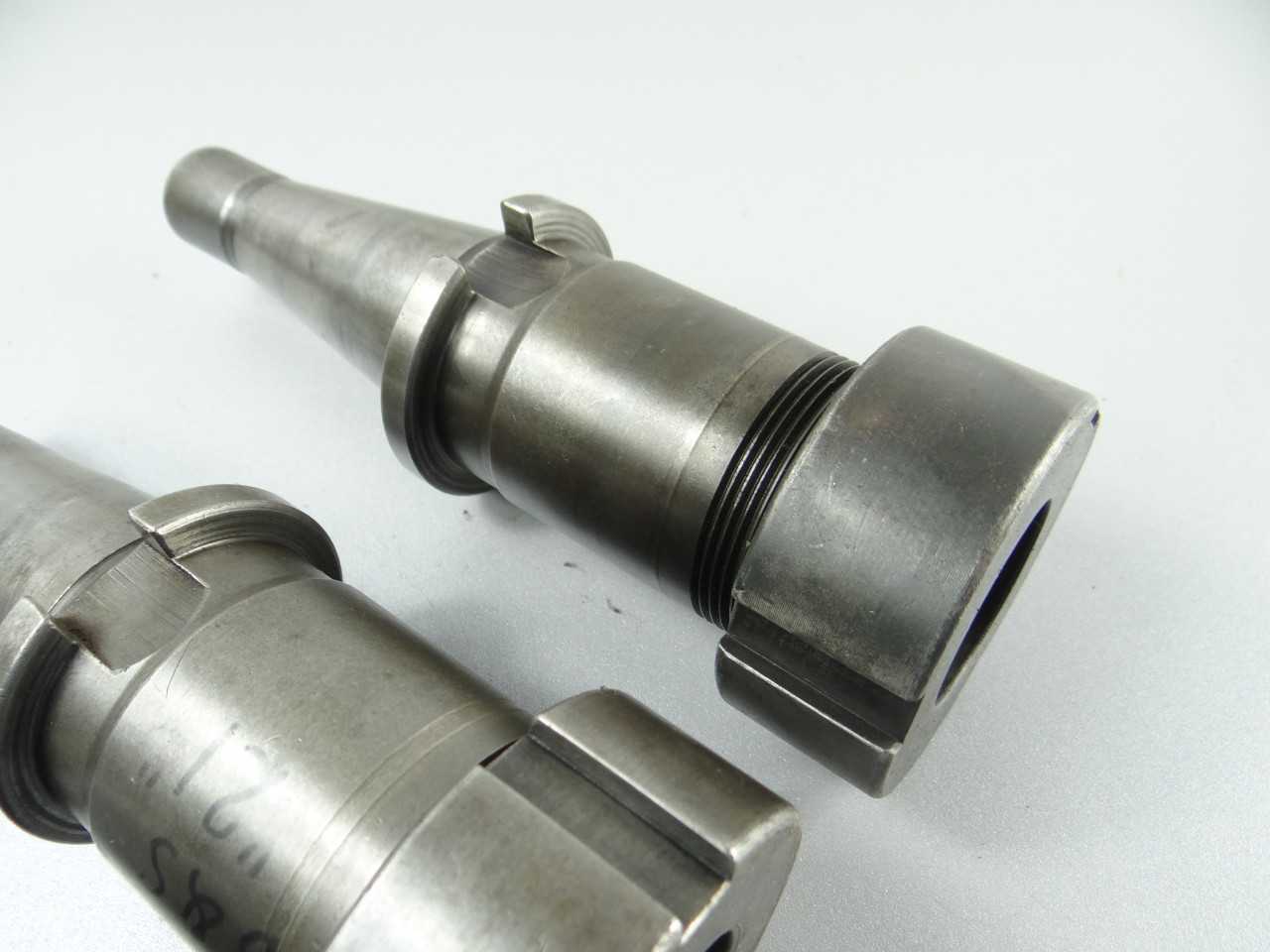 3 NMTB40 COLLET CHUCKS DOUBLE TAPER BS21 - MACHINING ACCESSORIES & TOOLING