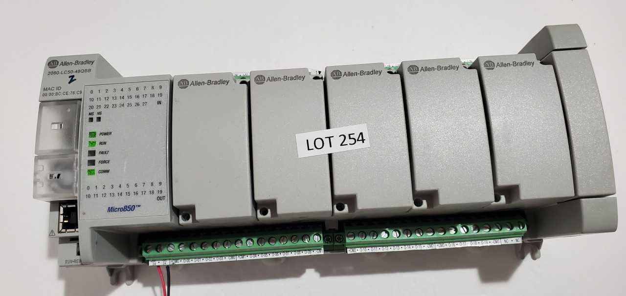 Allen Bradley Micro 850 2080-LC50-48QBB PLC - AUTOMATION & CONTROLS Allen Bradley Micro 850 2080-LC50-48QBB PLC - AUTOMATION & CONTROLS