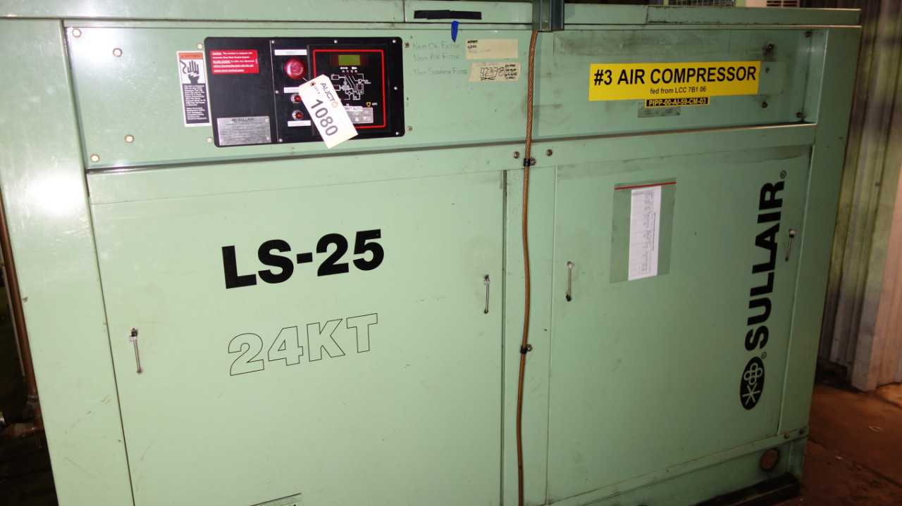 SULLAIR LS25-150 AIR COMPRESSOR 200HP 8K HOURS - AIR COMPRESSORS