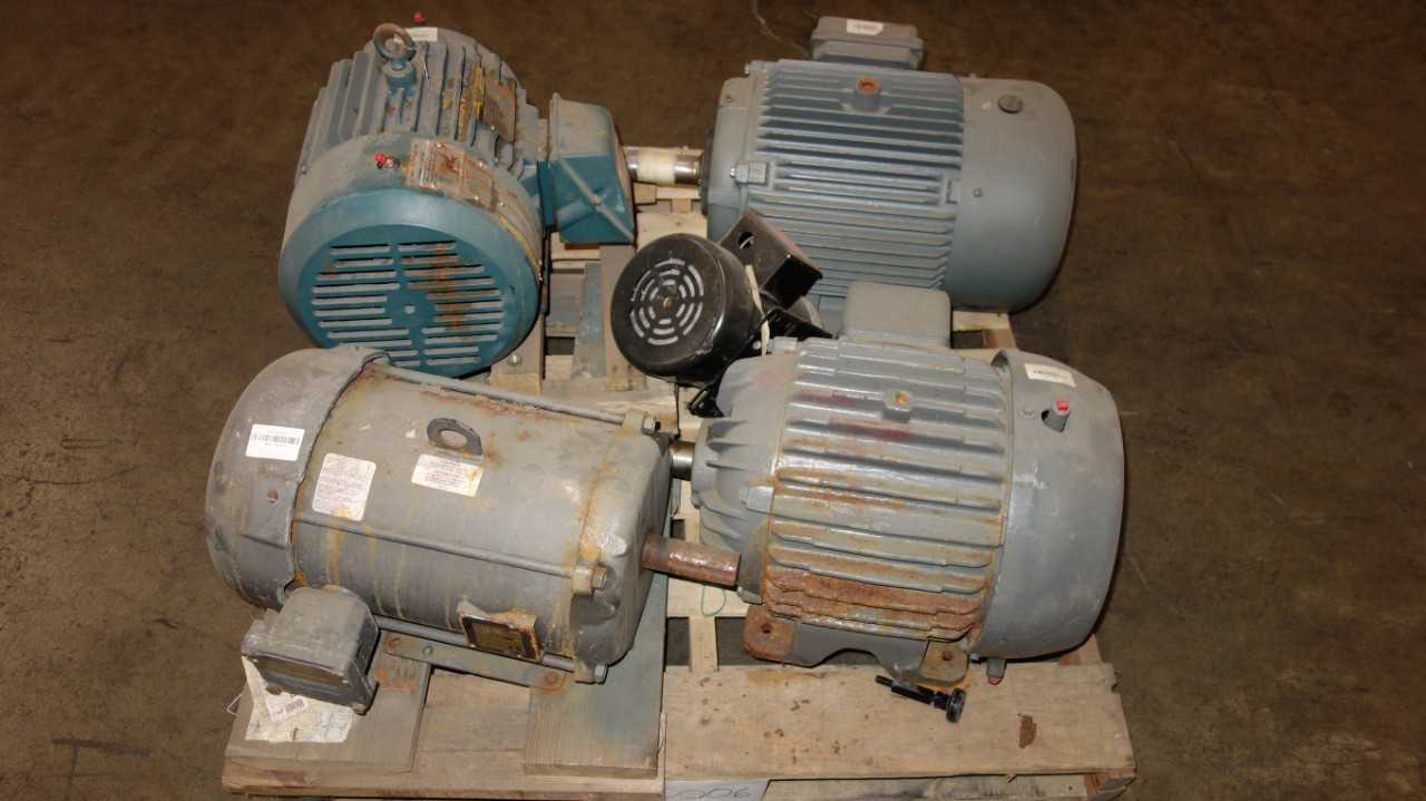 1 PALLET OF ASSORTED AC MOTORS, BALDOR, SIEMENS-ALLIS - ELECTRIC MOTORS